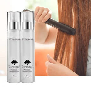 Private Label Hair Care Oil Base Hair Heat UV Protection Spray Smoothing Anti Frizz Shine Silky Heat Protectant Spray for Hair