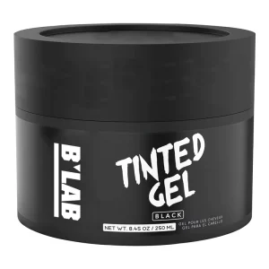 Private Label Hair Care Styling Gel for Strong Hold No Flake Black Natural Hair Gel Cream for Men Cover Grey Hair Dye Wax Gel