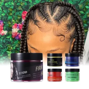 Private Label Hair Care Styling Products Strong Molding Braiding Gel Black Hair Wax Shining Edge Control Booster