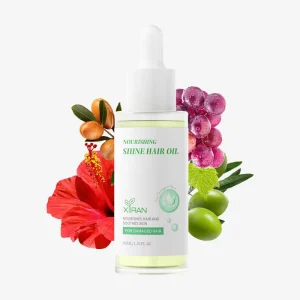Private Label Hair Essential Oil with Hydrolyzed Keratin and Olive Oil Hair Moisturizing and Smoothing Hair Serum Oil 50ML