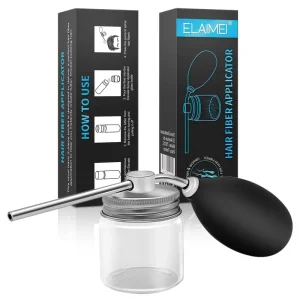 Private Label Hair Fiber Applicator High Quality Hair Building Fibers Spray Pump Bottle