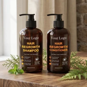 Private Label Hair Growth Shampoo With Biotin Natural DHT Blockers Complete Treatment for Thinning Hair Loss Regrowth Shampoos