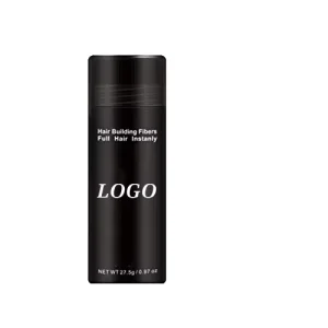 Private Label Hair Loss Treatment Fibre Fully Keratin Hair Building Fiber Powder Thick Powder Spray Hair Fiber
