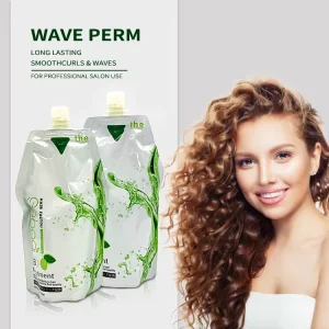 Private Label Hair Perm Lotion 500ml*2 Long Lasting Natural Salon Professional Straightening Curling Cream