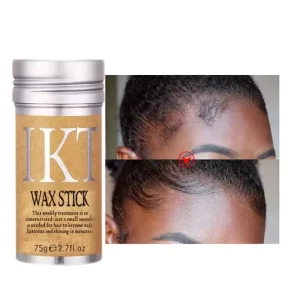 Private Label Hair Pomade Stick Smoothing Gel Stick for Wigs Non Greasy Styling IKT Hair Wax Stick for Flyaways