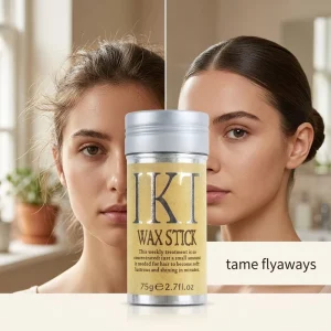 Private Label Hair Wax Stick Custom Logo 75ml Non Residue Edge Control Slick Anti Flyaway Hair Finishing Wax Stick