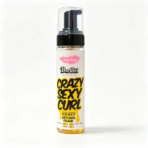 Private Label Honey Infused Curl Setting Foam Anti Frizz Moisturizing Curly Hair Styling Mousse for Coily Afro Hair