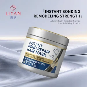 Private Label Hyaluronic Acid Keratin Repairing Curly Hair Repair Mask with Logo
