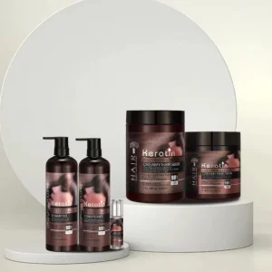 Private Label Keratin Moisturizing Nourishing Refreshing Anti-Dandruff Oil-Control Cream Shampoo & Conditioner Set for Men Women
