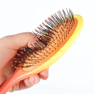 Private Label Magic Handle Massage Hair Brush Detangling Hairbrush for Curly Wet or Dry Hair Detangler