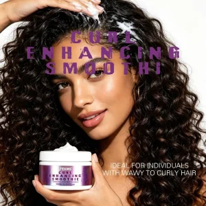 Private Label Maintain Curl Shaping Cream for Curl Enhancing Smoothie Deep Hydration Frizz Reducing Without Weighing Hair Down
