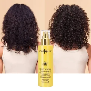 Private Label Moisturizing Natural Curl Hair Styling Curl Defining Cream Argan Oil Curly Cream