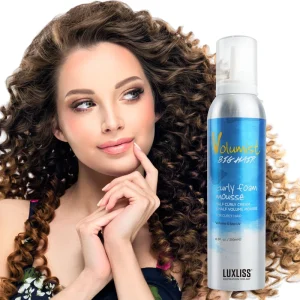 Private Label Mousses and Foams Coconut Oil Foaming Cream Volume Styling Hair Curl Foam Mousse for Curly Hair