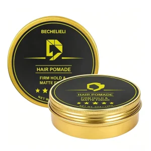 Private Label Natural Hair Styling Set Products Herbal Hair Wax Cream Waterproof No Flake Hair Pomade Edge Control Gel Pomade
