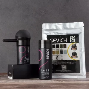 Private Label Natural Ingredients Keratin Hair Fiber Powder Hair Building Fibers Thickening Fiber for Hair Loss Treatment