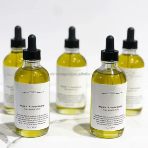 Private Label Natural Organic Anti Loss Regrowth Hair Treatment Scalp Care Products Rosemary Hair Growth Oil Serum