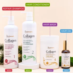 Private Label Natural Sulphate Free Organic Shampoo Hair Care Set Keratin Shampoo and Conditioner Set Keratin Repair Shampoo