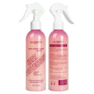 Private Label Natural Thermal Heat Protectant Spray Resistant Repair Heat Damage Curl Styling Protection Hair Spray