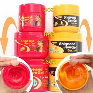 Private Label Neat Braid Conditioning Shining Custom Edge Control Hair Gel Hair Wax Shine and Jam for Woman