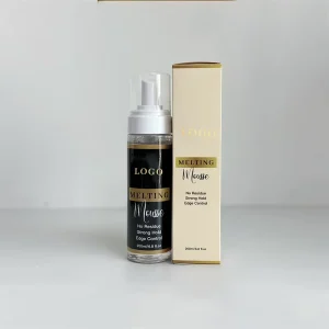 Private Label No White Residue Melting Lace Mousse Extreme Hold Melting Foam Wig Adhesive Lace Melt Mousse