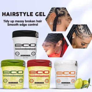 Private Label Olive Oil ECO Alcohol free Professional Hair Styling Gel for All Hair Types 236 ml