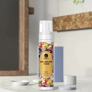 Private Label Organic African Daily Styling Foam Mousse for Curly & Frizzy Hair with Strong Hold 250ml