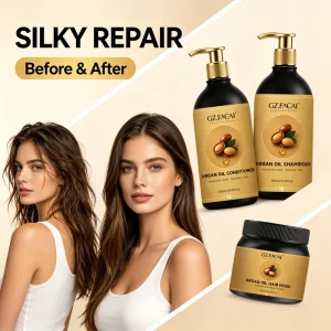 Private Label Organic Argan Oil Rosemary Cleans Nourish Moisturizing Hair Mask 500ml Hair Shampoo and Conditioner Kit