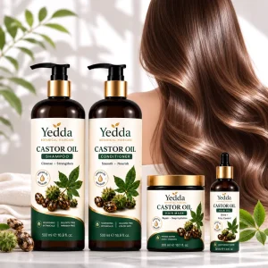 Private Label Organic Castor Oil Nourishing and Moisturizing Hair Care Cream Set Custom OEM ODM 200 MOQ Professional