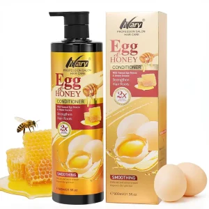 Private Label Organic Egg & Honey Conditioner Hair Smooth and Nourishing Hair Repair Damaged Vegan Conditioner