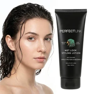 Private Label Organic Herbal Moisturizing Wet Look Shine Strong Hold Wave Hair Styling Lotion