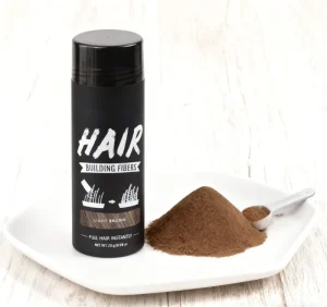 Private Label Organic Keratin Hair Fibers Powder Hair Building Fiber for Thinning Hair Refreshing Feature