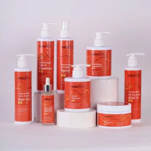 Private Label Organic Leave In Cream Hair Care Set for Curly Hair Sulfate Free Hydrating Moisturizer Anti Frizz