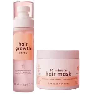 Private Label Organic Leave In Hair Growth Spray & Keratin Repair Mask with Serum Oil for Nourishing Stronger Thicker Hair