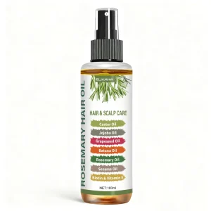 Private Label Organic Natural Biotin Nourishing Hair Oils Pure Rosemary Oil for Hair Growth Castor Batana Jojoba Oil Hair Care