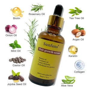 Private Label Organic Nourishing Hair Regrowth Formula Rosemary Liquid Peppermint Biotin Caffeine Vegan Cruelty Free Rejuvenated