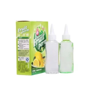 Private Label Permanent Shiny Hair Curly Perm Fruit Cold Wave Hair Perm Lotion
