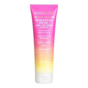 Private Label Professional Pineapple Swirl Curl Defining Cream Moisturizing Curling Cream Strong Hold Smoothing