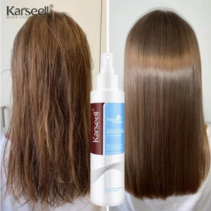 Private Label Professional Protein Hair Straightening Treatment Heat Protection Leave In Hair Spray Hair Protect Spray