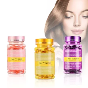 Private Label Professional Salon Hair Care Treatment Growth Oil Barber Smooth Hair Serum Vitamin Capsules
