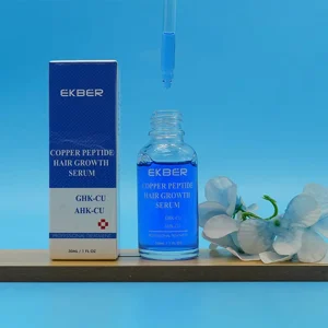 Private Label Professional Treatment Hair Loss Copper Peptide Hair Growth Serum 10% Ghk Cu Hair Growth Serum