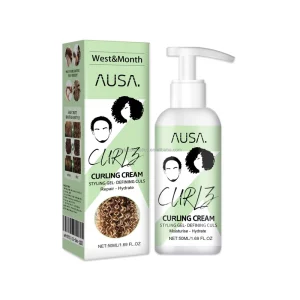 Private Label Protein Curly Hair Product Curl Enhance Defining Curl Styling Cream