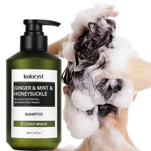 Private Label Red Onion Curl Oil Control Professional Hair Growth Oil Control and Nourishing Shampoo and Conditioner Set