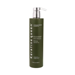 Private Label Rosemary Biotin Strengthening Shampoo 500ml Sulfate Paraben Free Repair Nourish Thin Hair Growth Shampoo