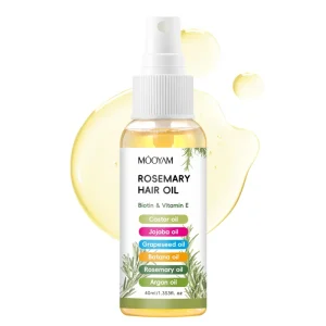 Private Label Rosemary Hair Care Essential Oil Smooth Split Hair and Strengthen Hair Texture Hair Care Spray OEM Hair Care Oil