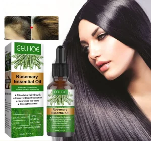 Private Label Rosemary Hair Serum OEM 100% Natural Nourishes and Repairs Split Ends Rosemary Oil Hair Growth Serum