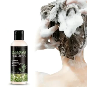 Private Label Rosemary Hydrolyzed Keratin Shampoo Sulfate Free Hair Shampoo