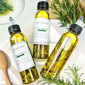 Private Label Rosemary Oil Natural Hair Elixir Serum Tonics Anti Loss Scalp Regrowth Treatment Thickening Hair Growth Oils