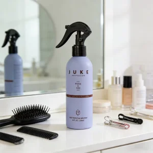 Private Label Silkening Mist Detangling Nourishing Formula Heat Protection Hair Spray Before Heat Styling