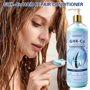 Private Label Silky Manageability GHK Cu Hair Repair Conditioner for Strengthens Hair Moisture Smoothness