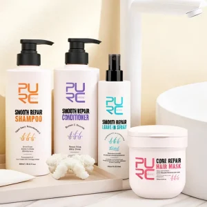 Private Label Smooth Repair Hair Shampoo Set Anti-Frizz Deep Nourishing Shampoo and Conditioner